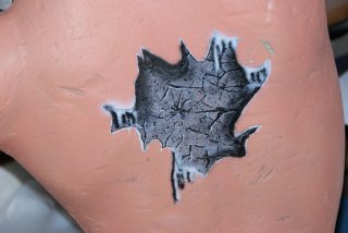 Aufriss 1: Detail als Studie für die Figur Resistance